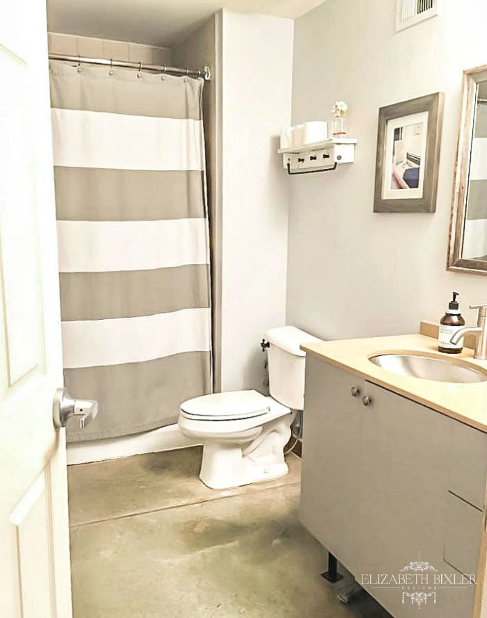 west elm shower curtain with gray bathroom nautical decor