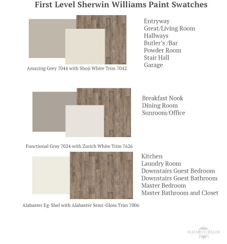 Room Color Map Layout