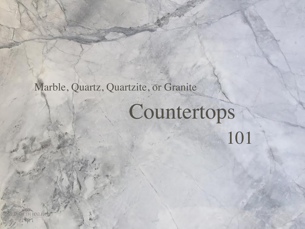 Countertops options marble quartz quartzite granite pros + cons