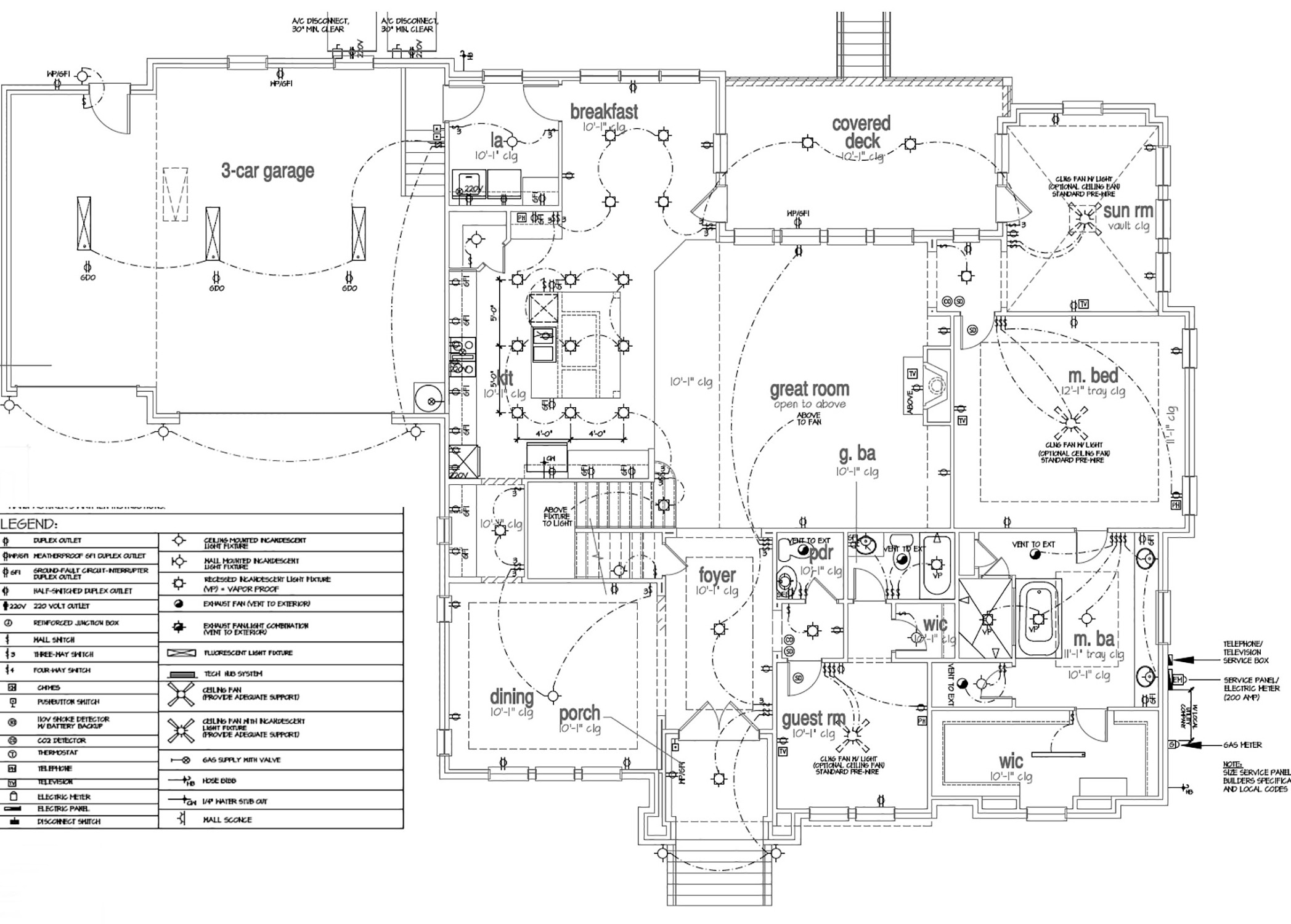 Electrical Plan For Residential House