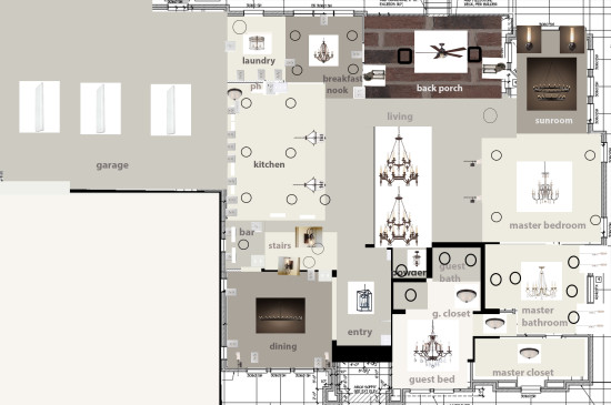 new home lighting layout floor plan