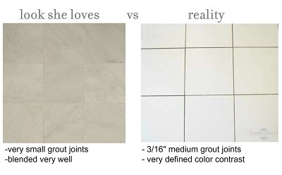 how to renew grout small versus large grout joints