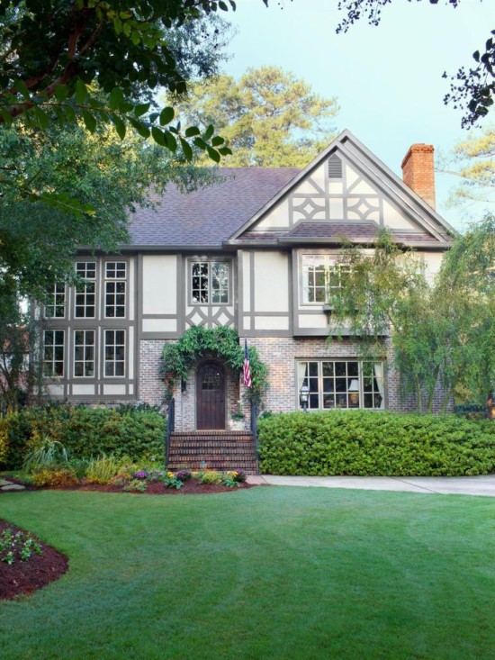 sage english tudor style home