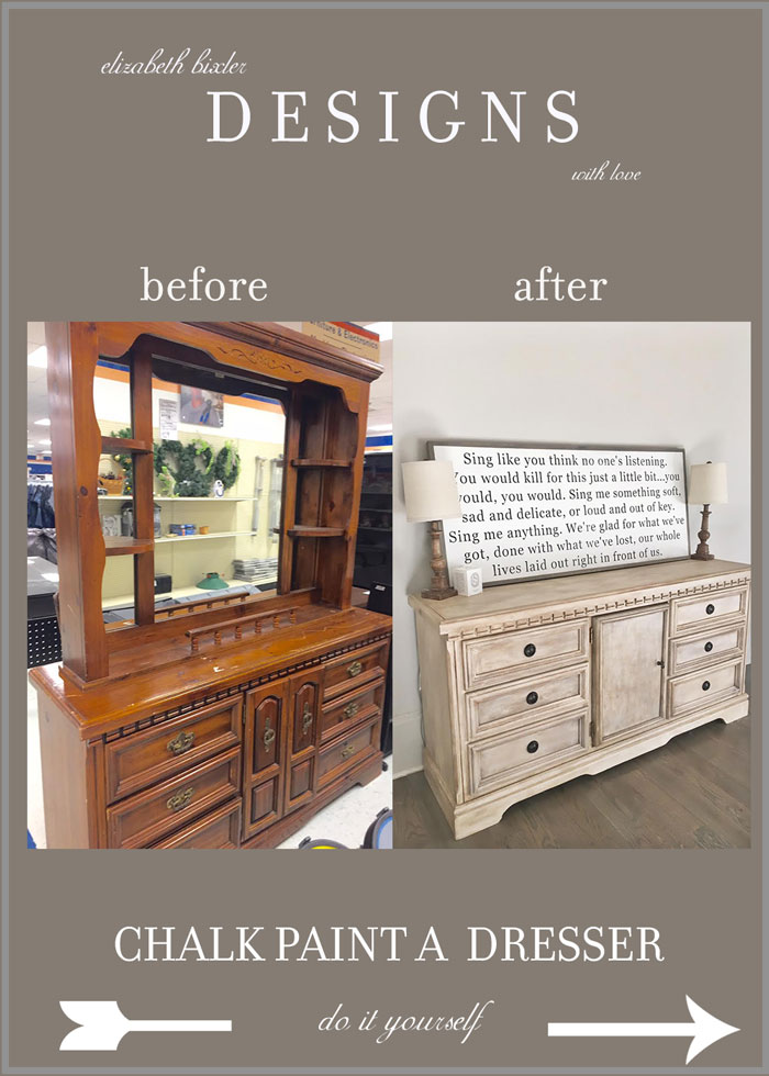 diy paint an old thrift store dresser to look custom french country