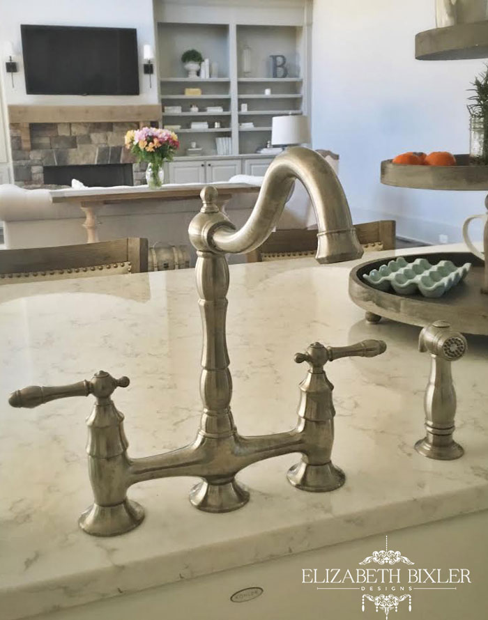 Bridge Faucet in Stainless Steel