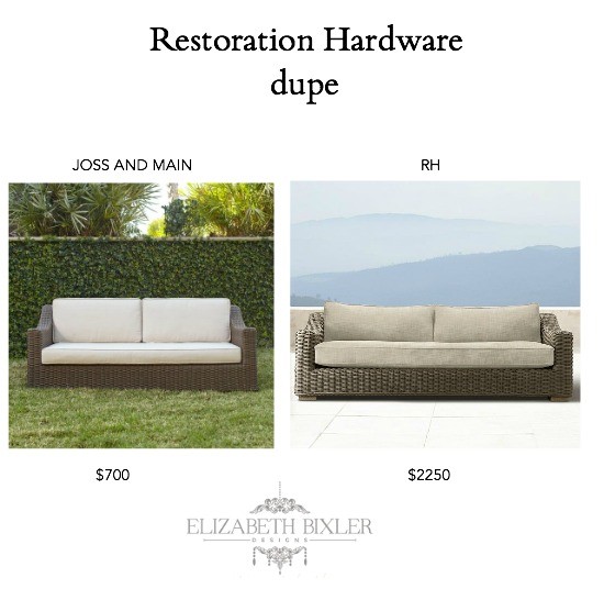 Rh store provence sofa