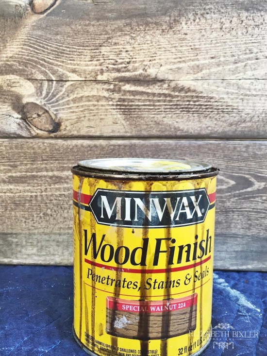 Minwax Special Walnut on Pine
