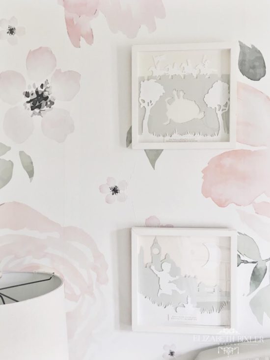 watercolor jolie wallpaper nursery