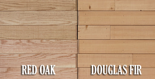 red oak vd douglas fir