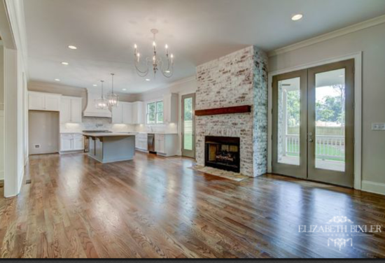 large farmhouse living room